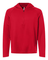 Team 365 Men's Qualify Quarter-Zip Hooded Pullover