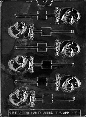 Ghost With Pumpkin Lolly Chocolate Mold