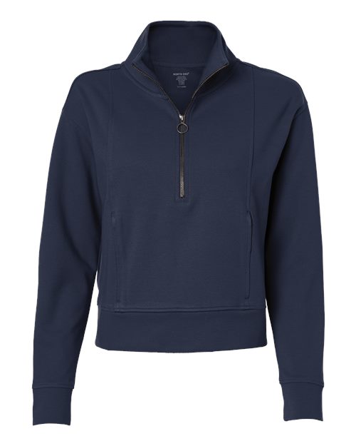 North End Women's Mantra Half-Zip Ottoman Pullover