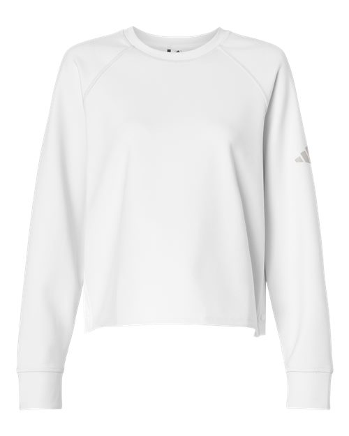 Adidas Women's Beyond Side-Snap Crewneck Sweatshirt