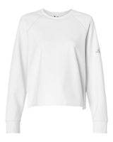 Adidas Women's Beyond Side-Snap Crewneck Sweatshirt