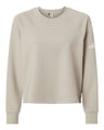 Adidas Women's Beyond Side-Snap Crewneck Sweatshirt