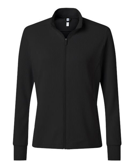 Adidas Women's Performance Textured Full-Zip Jacket