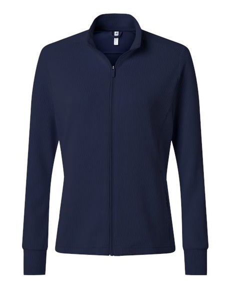 Adidas Women's Performance Textured Full-Zip Jacket