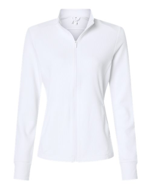 Adidas Women's Performance Textured Full-Zip Jacket