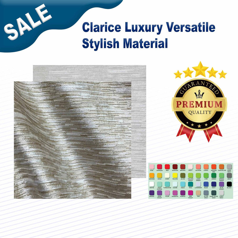 1 Yard Clarice Luxury Versatile & Stylish Material 100% Polyester