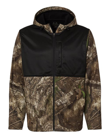 Realtree Performance Colorblocked Full-Zip Hooded Sweatshirt