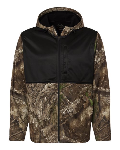 Realtree Performance Colorblocked Full-Zip Hooded Sweatshirt