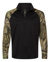 Realtree® Performance Colorblocked Quarter-Zip Pullover