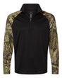 Realtree® Performance Colorblocked Quarter-Zip Pullover