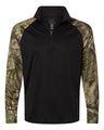 Realtree® Performance Colorblocked Quarter-Zip Pullover