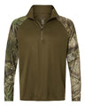 Realtree® Performance Colorblocked Quarter-Zip Pullover