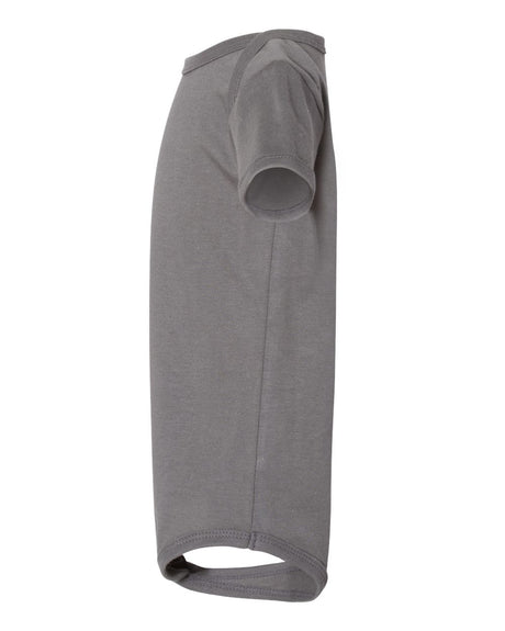 BELLA + CANVAS® Infant Jersey One Piece Soft Cotton Baby Bodysuit with Snap Closure