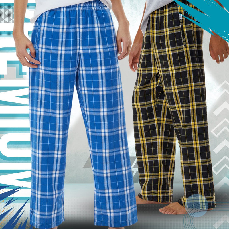 Boxercraft® Youth Flannel Pants Soft Brushed Cotton, Elastic Waist & Relaxed Fit