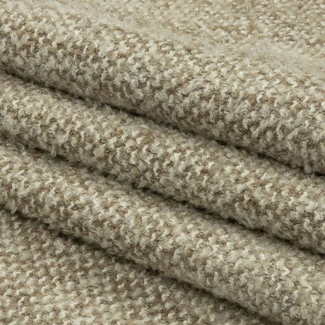 Parchment Tweedy Acrylic and Cotton Boucle