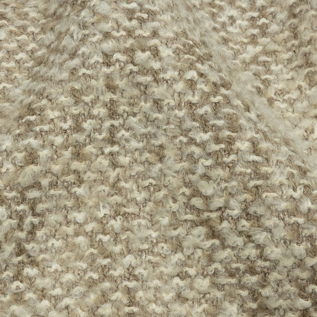 Parchment Tweedy Acrylic and Cotton Boucle