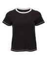 Women's Contrast Stitch Baby Tee