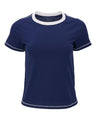 Women's Contrast Stitch Baby Tee