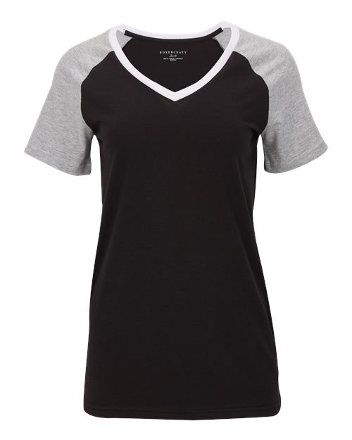 Women's Colorblocked V-Neck T-Shirt