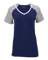 Women's Colorblocked V-Neck T-Shirt