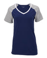 Women's Colorblocked V-Neck T-Shirt