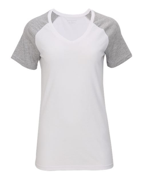 Women's Colorblocked V-Neck T-Shirt