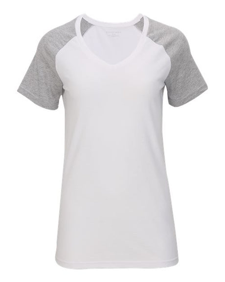 Women's Colorblocked V-Neck T-Shirt