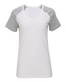 Women's Colorblocked V-Neck T-Shirt