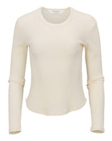 Boxercraft Women's Waffle Knit Baby Long Sleeve T-Shirt