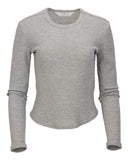 Boxercraft Women's Waffle Knit Baby Long Sleeve T-Shirt