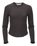 Boxercraft Women's Waffle Knit Baby Long Sleeve T-Shirt