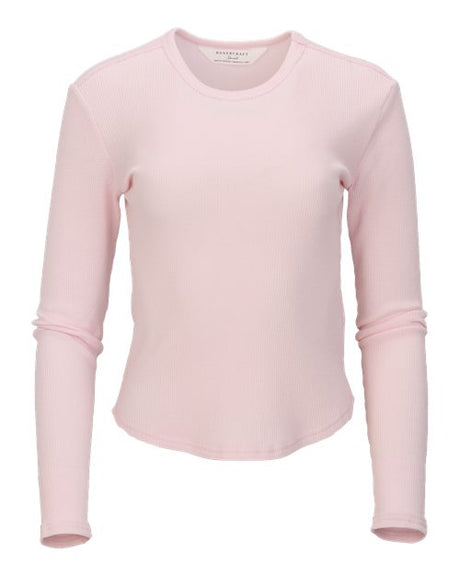 Boxercraft Women's Waffle Knit Baby Long Sleeve T-Shirt