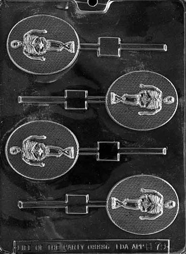 Skeleton Lolly Chocolate Mold - LPH079