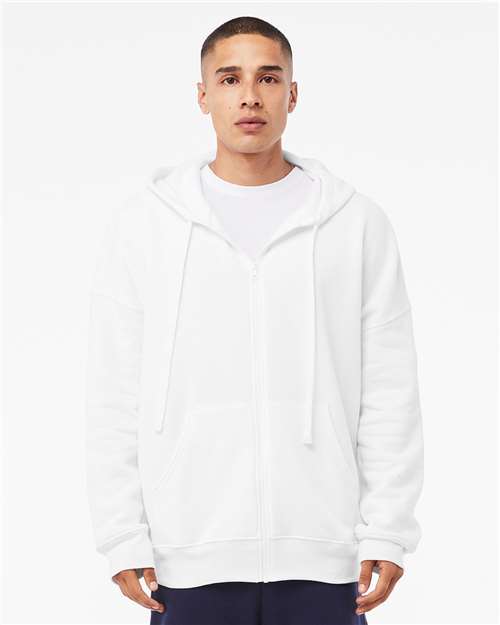 BELLA + CANVAS® Sponge Fleece DTM Full Zip Hoodie