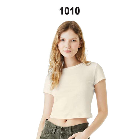 BELLA + CANVAS® Women's Micro Rib Short Sleeve Baby Tee