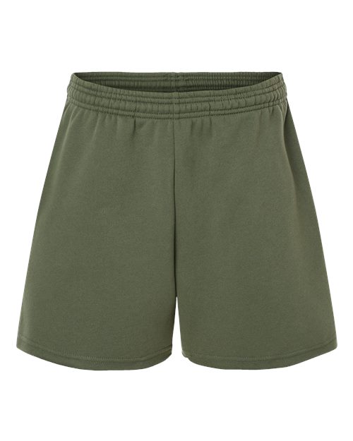 BELLA + CANVAS® Women's Cutoff Fleece Shorts