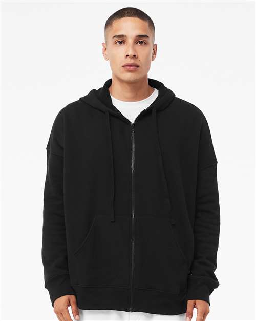 BELLA + CANVAS® Sponge Fleece DTM Full Zip Hoodie