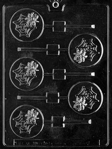 Spider In Web Lolly Chocolate Mold
