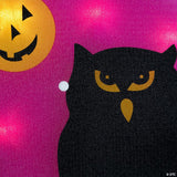 13.75" Lighted Owl Halloween Window Silhouette