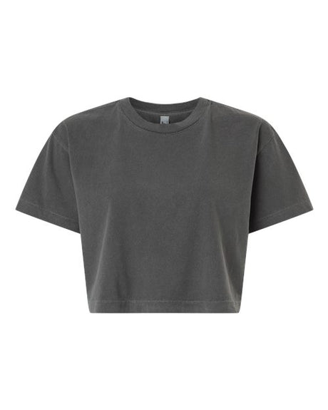 American Apparel Women's Garment-Dyed Heavyweight Cropped Tee