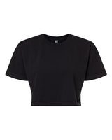 American Apparel Women's Garment-Dyed Heavyweight Cropped Tee