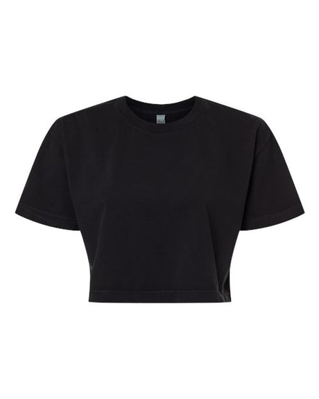 American Apparel Women's Garment-Dyed Heavyweight Cropped Tee