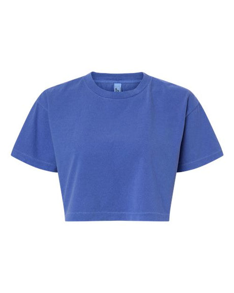 American Apparel Women's Garment-Dyed Heavyweight Cropped Tee
