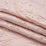 Metallic Gold and Baby Pink Crackled Abstract Luxury Brocade