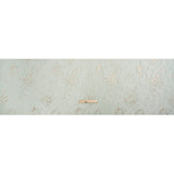 Metallic Gold and Mint Crackled Abstract Luxury Brocade