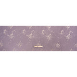 Metallic Rose Gold and Purple Crackled Abstract Luxury Brocade