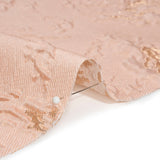Metallic Gold and Pink Crackled Abstract Luxury Brocade
