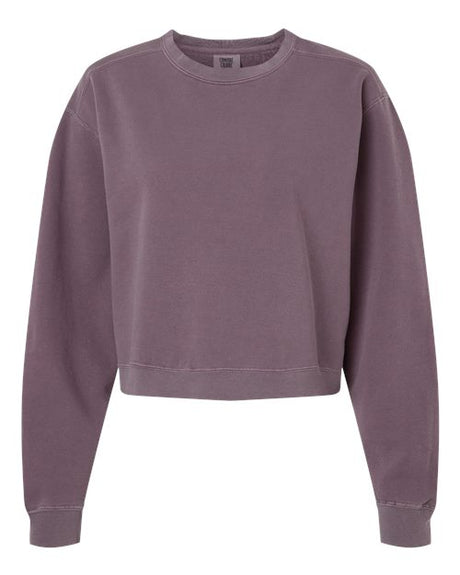 Comfort Colors Women's Garment-Dyed Mid-Length Crewneck Sweatshirt