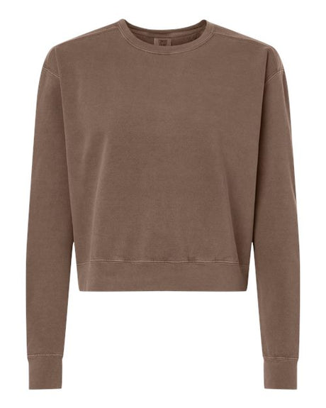 Comfort Colors Women's Garment-Dyed Mid-Length Crewneck Sweatshirt