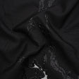 Metallic Black Abstract Embers Luxury Burnout Brocade